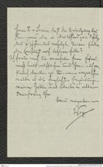 Nachlass Franz Steindachner, Brief von Julius Wagner an Franz Steindachner (24.01.1910), Inv.Nr. 571.01, Seite 2